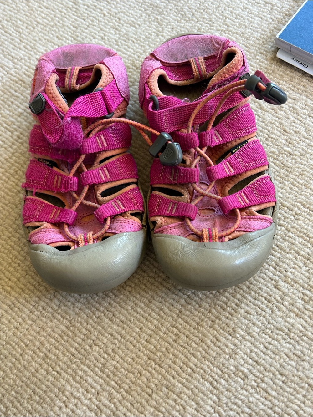 Keen Pink Kids Closed-Toe Sport Sandals